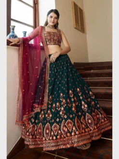 Embroidered Georgette & Silk