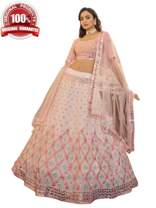 Embroidered Georgette & Net - Image 2