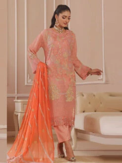 Premium Chiffon Embroidery -Harmony Shop Pakistani Clothes C1301C 3