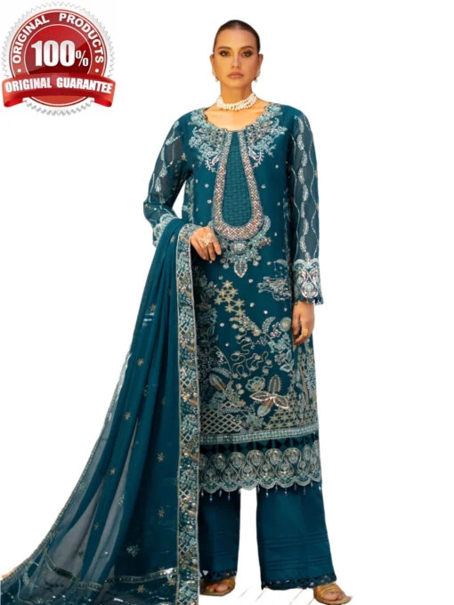 Designer Embroidered Chiffon - Image 2