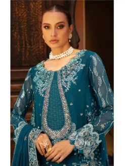 Designer Embroidered Chiffon -Harmony Shop Pakistani Clothes C1324C 3
