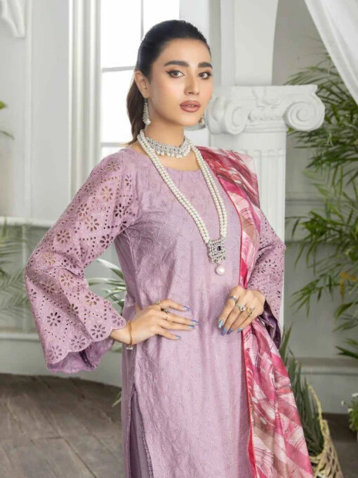 Embroidered Schiffli Chikankari - Image 3