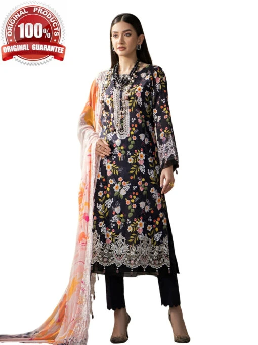 Embroidered Cambric Chikankari - Image 2