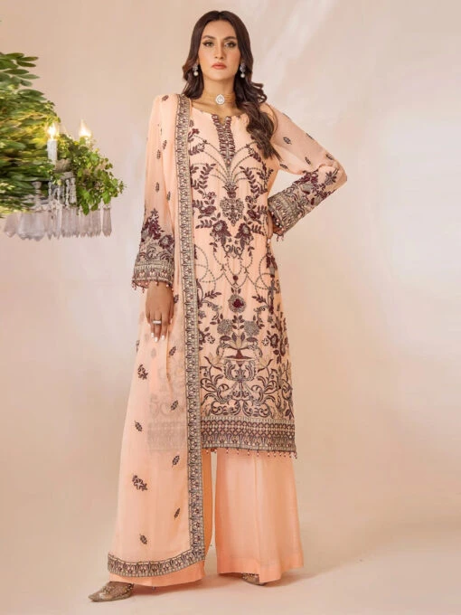 Lueur Embroidered Chiffon
