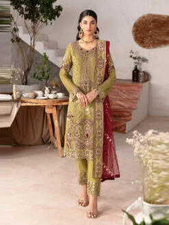 Sequins Embroidered Chiffon