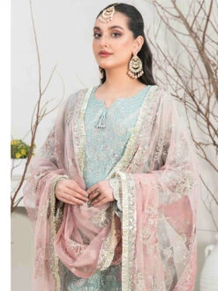 Embroidered Chiffon Viscose -Harmony Shop Pakistani Dress C1164G 1