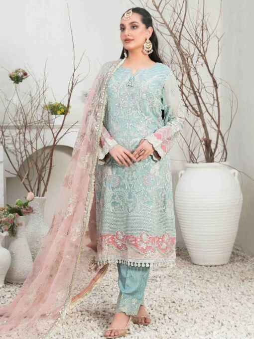 Embroidered Chiffon Viscose
