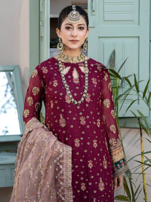 Embroidered Chiffon Organza - Image 3