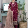 Embroidered Chiffon Organza -Harmony Shop Pakistani Dress C1166A 5