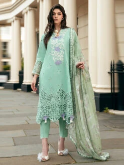 Embroidered Chikan Lawn
