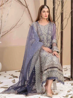 Embroidered Chiffon Jacquard -Harmony Shop Pakistani Dress C1168C 2