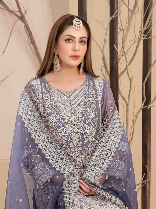 Embroidered Chiffon Jacquard - Image 4