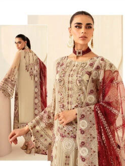 Embroidered Chiffon Sequences -Harmony Shop Pakistani Dress C1227C 5