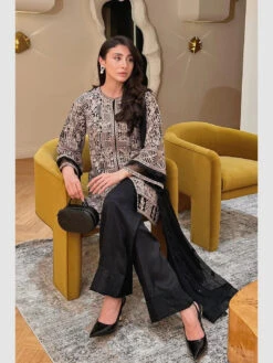 Luxe Sequins Chiffon -Harmony Shop Pakistani Dress C1267A 5