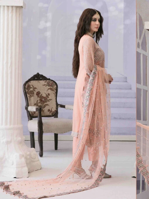 Embroidered Crinkle Chiffon - Image 4