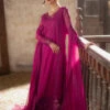 Plum Reverie Chiffon -Harmony Shop Pakistani Dress C1296G 3