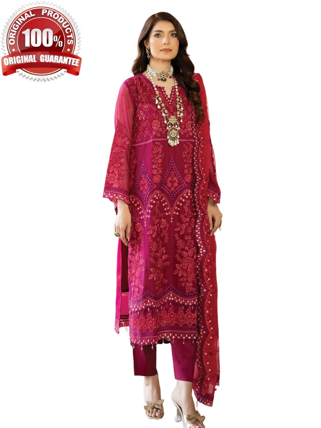 Chiffon Jacquard Embroidered - Image 2