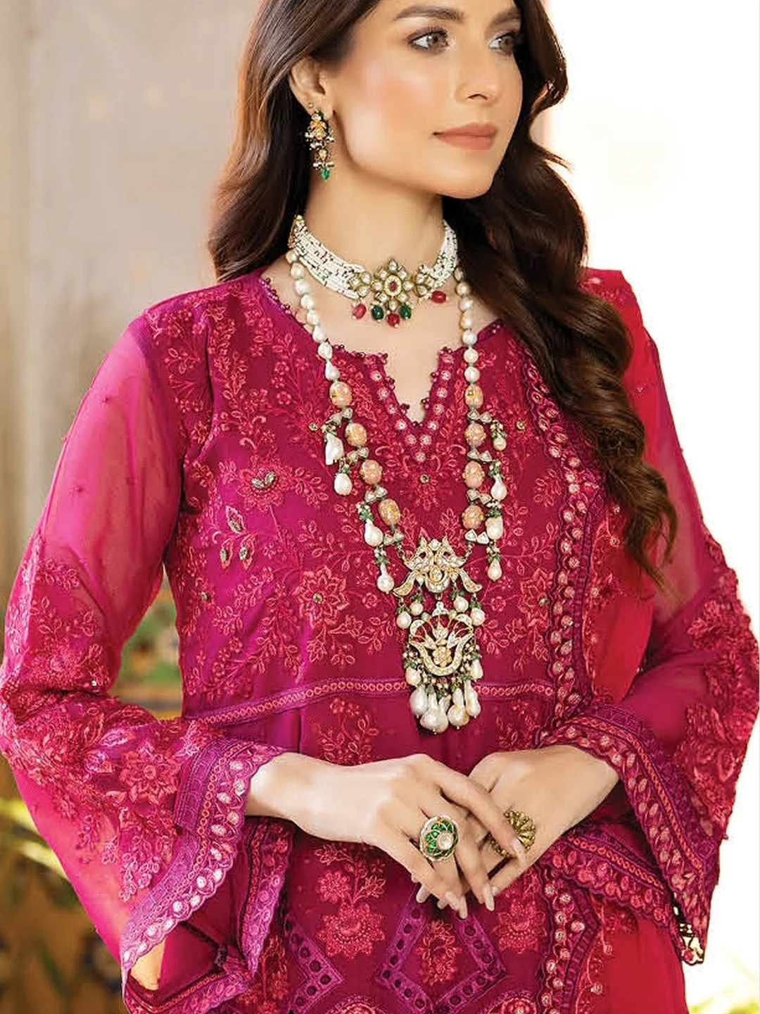 Chiffon Jacquard Embroidered - Image 4