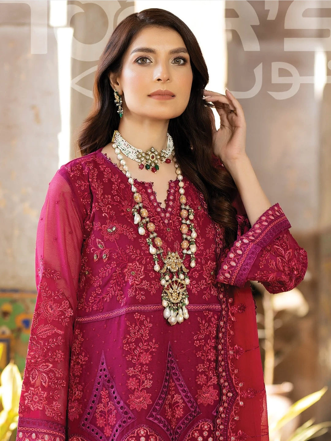 Chiffon Jacquard Embroidered - Image 5