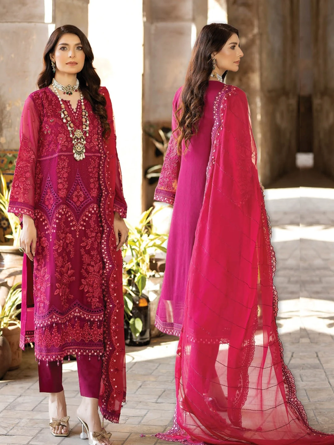 Chiffon Jacquard Embroidered - Image 3