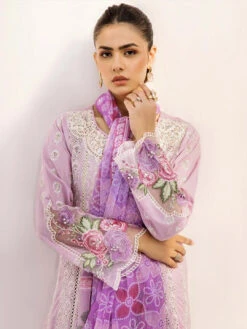 Lawn Schiffli Embroidery -Harmony Shop Pakistani Dress C1327J 4