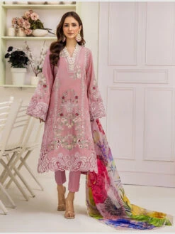 Embroidered Lawn & Chiffon