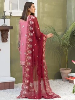 Embroidery On Organza & Silk -Harmony Shop Pakistani Dress C500B 1 92a62dd4 d236 4ac3 928a a71289ac8594