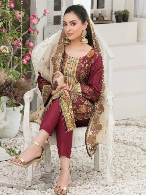 Heavy Embroidered Jacquard - Image 2