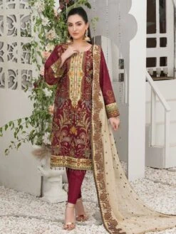 Heavy Embroidered Jacquard