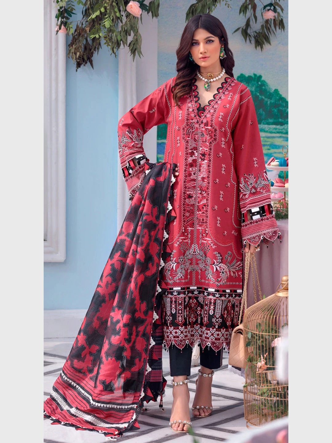 Designer Schiffli Lawn - Image 3