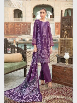 Premium Lawn & Net Embroidery -Harmony Shop Pakistani Dress C711D 4