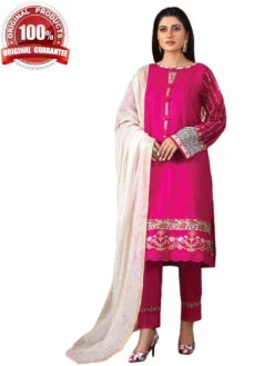 Embroidery On Chikan Kari Lawn -Harmony Shop Pakistani Dress C793F 1a e3e71277 b6c8 4f45 9df2 69e950847ce2