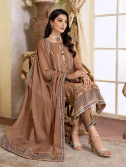 Embroidered Polly Chiffon -Harmony Shop Pakistani Dress C916G 4