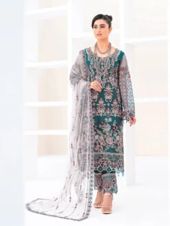 Embroidered Luxe Net Sequence