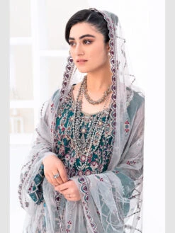 Embroidered Luxe Net Sequence -Harmony Shop Pakistani Dress C945A 4