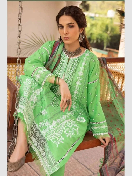 Embroidered Lawn & Net - Image 3