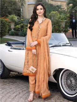 Chiffon Embroidery -Harmony Shop Pakistani Dresses C915A 1