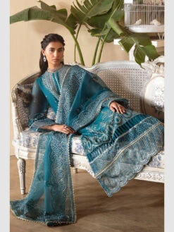 Fuchsia Embroidered Chiffon -Harmony Shop Pakistani Suit C1082G 5