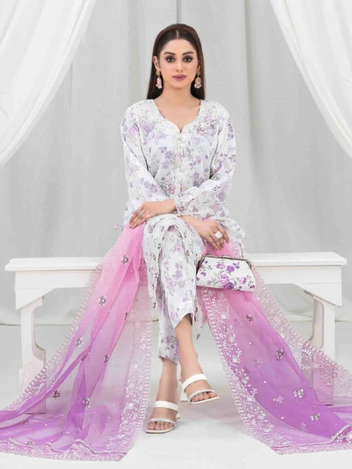 Heavy Embroidered Organza - Image 4