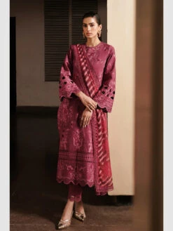 Lawn Chiffon Embroidery -Harmony Shop Pakistani Suit C1151F 3