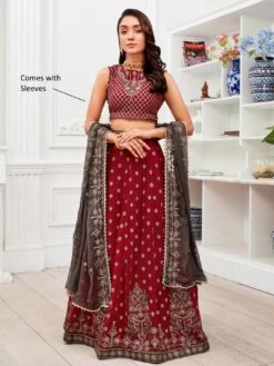 Sequin Embroidered Chiffon