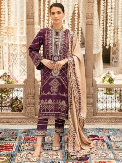 Embroidered Linen Jacquard