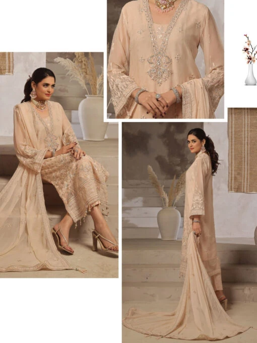 Exclusive Embroidered Chiffon - Image 4