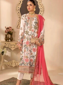 Embroidered Luxe Chiffon