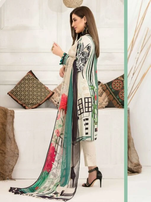 Embroidered Digital Viscose - Image 4