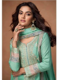 Organza Art Silk -Harmony Shop Palazzo Indian C1310A 2