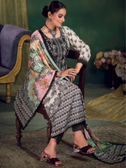 Fine Cotton Embroidery -Harmony Shop Salwar Kameez C1002D 1