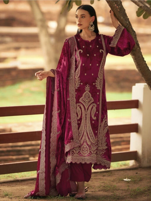 Pure Velvet Embroidery