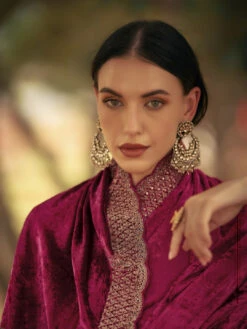 Pure Velvet Embroidery -Harmony Shop Salwar Kameez C1019G 4