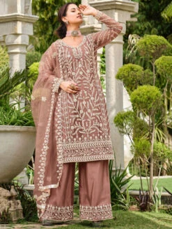 Pure Butterfly Net Embroidery -Harmony Shop Salwar Kameez C1134A 2